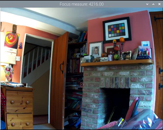 显示焦点测量值的图像