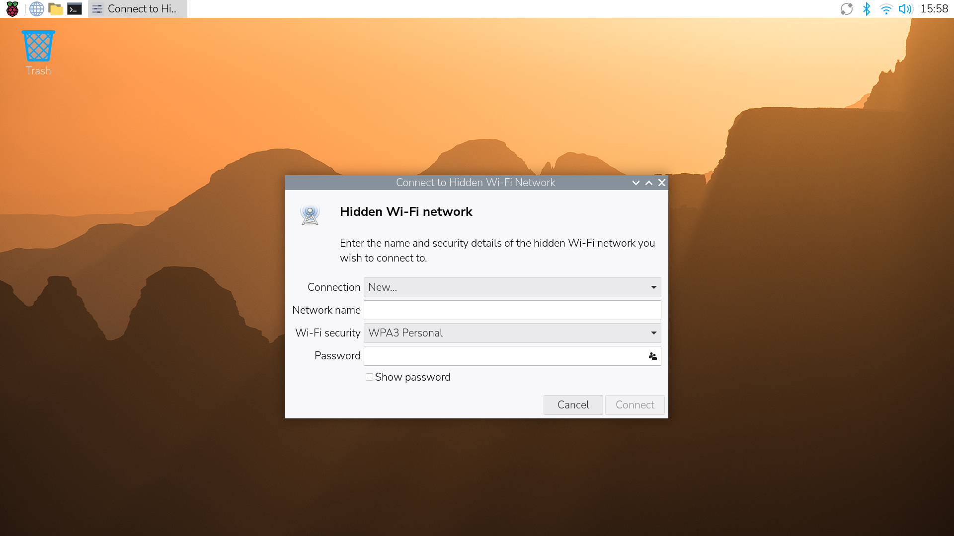 隐藏 wi-fi 网络验证