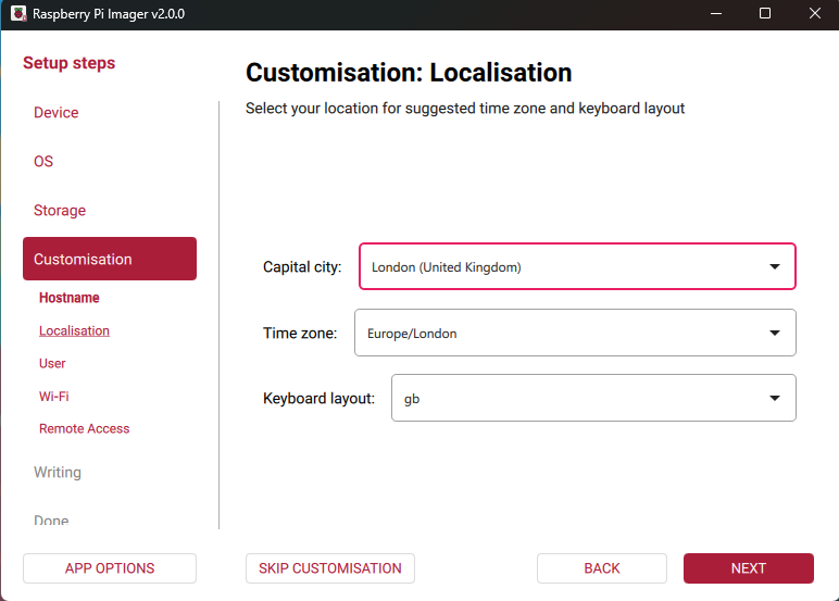 Imager OS定制化本地化选项卡