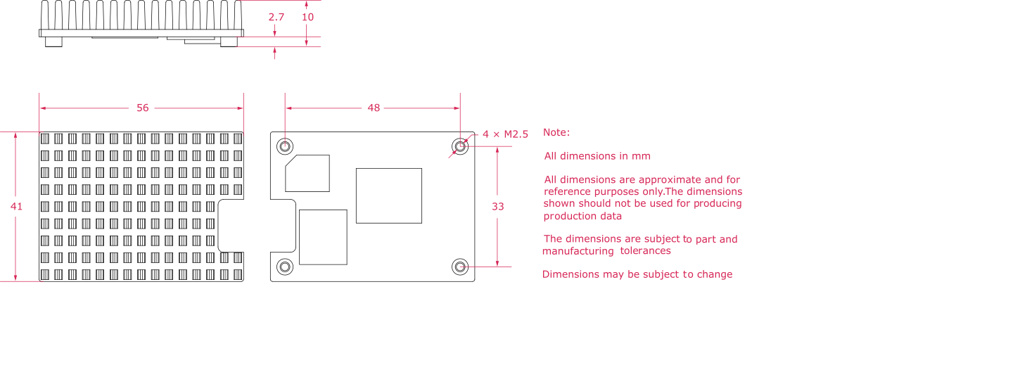 CM5 Cooler physical specification